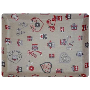 VIVENZI Taca VIVENZI Sowy 50 x 37 cm) - Tace i patery - miniaturka - grafika 1