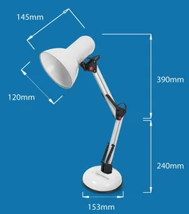 ELD112S Esperanza lampka biurkowa e27 avior srebrna - Lampy stojące - miniaturka - grafika 4