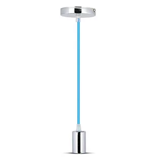 V-TAC V-TAC lampa wisząca VT-7338 E27 Max 60W niebieska SKU 3783 - Lampy sufitowe - miniaturka - grafika 1