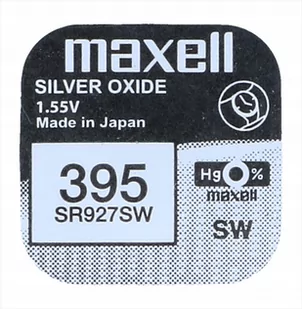 bateria srebrowa mini Maxell 395 / 399 / SR 927 SW / G7 - Baterie i akcesoria - miniaturka - grafika 1