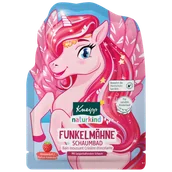 Kosmetyki kąpielowe dla dzieci - Kneipp Naturkind Błyszcząca Grzywa, płyn do kąpieli z bąbelkami, malina, 40 ml - miniaturka - grafika 1