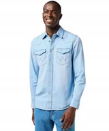 Koszule męskie - Koszula Wrangler WESTERN SHIRT 112362745 Authentic Tint XL - miniaturka - grafika 1