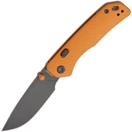 Scyzoryki - Vosteed Marten 154CM Czarny Stonewash Pomarańczowy Aluminium A1606 - miniaturka - grafika 1