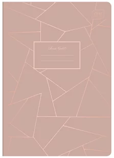 Zeszyt A5/60 kratka metallic Rose Gold Interdruk - Zeszyty szkolne - miniaturka - grafika 2