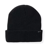 Czapki damskie - Brixton Czapka Becket Beanie Hat, czarna, rozmiar uniwersalny, czarny, jeden rozmiar - miniaturka - grafika 1