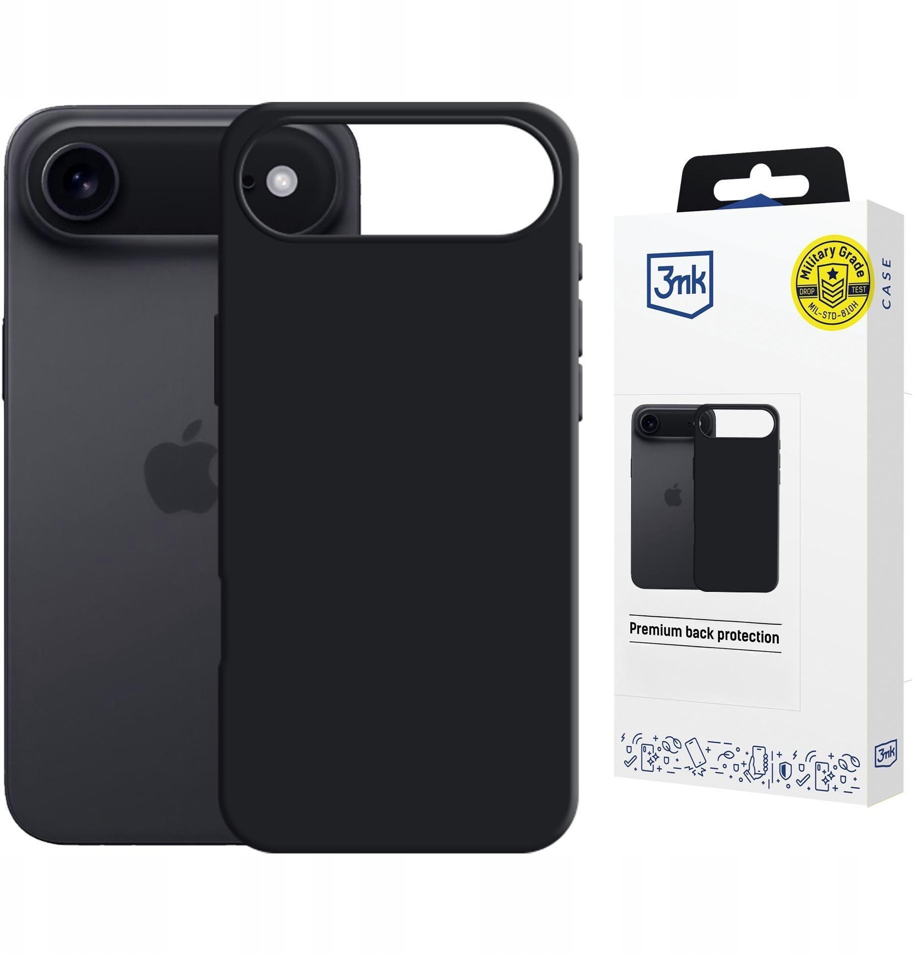 3MK Apple iPhone Air - 3mk Hardy Mellow MagCase Black