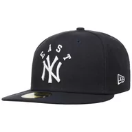 Czapki i chusty sportowe męskie - Czapka 59Fifty Team League Yankees by New Era, ciemnoniebieski, 7 7/8 (62,5 cm) - miniaturka - grafika 1