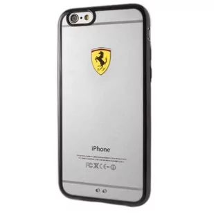 Ferrari Hardcase FEHCP6LBK iPhone 6/6S Plus racing sield transparent black - Etui i futerały do telefonów - miniaturka - grafika 1