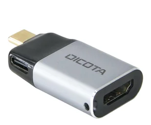 Dicota USB-C to HDMI Mini Adapter with PD 4k/100W - Adaptery i przejściówki - miniaturka - grafika 1