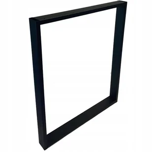 Nogi metalowe Do stołu Loft Industrial czarne 60x72 cm Profil 6x2cm 1 szt - Meble modułowe i akcesoria - miniaturka - grafika 1