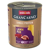 Mokra karma dla psów - Animonda GranCarno Single Protein Supreme Adult Dog Jagnięcina 12x800g AAP 82433 - miniaturka - grafika 1