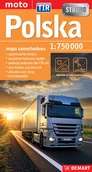 Atlasy i mapy - Polska TIR 1:750 000. Mapa samochodowa - miniaturka - grafika 1