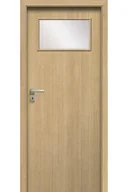 Drzwi wewnętrzne - Pol-Skone Dzwi Wewnętrzne Z Szybą Deco Lux V2S Dąb Europejski - miniaturka - grafika 1