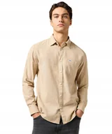 Koszule męskie - Koszula Wrangler 1 PKT SHIRT 112362754 Timberwolf XXL - miniaturka - grafika 1