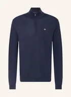 Swetry męskie - Napapijri Troyer Damavand blau - NAPAPIJRI - miniaturka - grafika 1