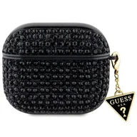 Akcesoria do słuchawek - Guess GUA3HDGTPK AirPods 3 cover czarny/black Rhinestone Triangle Charm - miniaturka - grafika 1