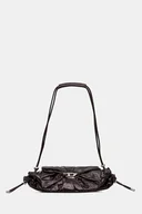 Torebki damskie - Diesel torebka skórzana SCRUNCH-D kolor brązowy X10331.P1003 - miniaturka - grafika 1