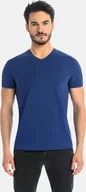 Koszulki męskie - Teyli klasyczna bawełniana koszulka męska Dany Male 1503 jeans 3XL - miniaturka - grafika 1