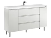 Szafki łazienkowe - Szafka Stojąca Z Umywalką ETH 140 cm D - Kaszmir Mat - miniaturka - grafika 1