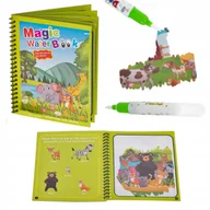 Zabawki interaktywne dla dzieci - Kolorowanka wodna mazak pisak wielorazowa dla dzieci Q1002 - miniaturka - grafika 1