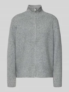 Kurtka z dzianiny o kroju regular fit ze stójką model 'IHDUCIE’ - Swetry damskie Kurtka z dzianiny o kroju regular fit ze stójką model 'IHDUCIE’ - Swetry damskie - miniaturka - grafika 1