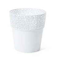 Pozostałe akcesoria do uprawy roślin - Lamela Osłonka Rosa fi=170mm biała matowa storczyk - miniaturka - grafika 1