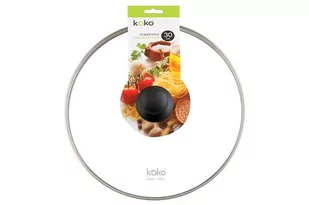 Kesi KESI POKRYWKA DO GARNKA SZKLANA Z RANTEM 30CM 975559 S124249 - Pokrywki - miniaturka - grafika 1