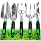 Grabie i motyki - ŁOPATKA OGRODOWA CHWASTOWNIK PAZURKI NARZĘDZIA OGRODNICZE ZESTAW DO OGRODU - miniaturka - grafika 1
