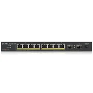 Switche - Zyxel Przełącznik GS1100-10HP-EU0102F 120W PoE 8xGigabit 2xFiber Uplilk Switch GS1100-10HP-EU0102F - miniaturka - grafika 1