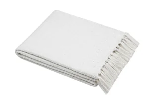 Koc bawełninany z frędzlami, BALMA, 125 x 150 cm - Koce - miniaturka - grafika 1