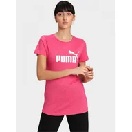 Koszulki sportowe damskie - Koszulka Damska Puma ESSENTIALS T-shirt Różowy 852127-75 - miniaturka - grafika 1
