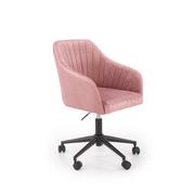 Fotele i krzesła biurowe - Fotel Obrotowy Młodzieżowy Fresco Różowy Halmar - miniaturka - grafika 1