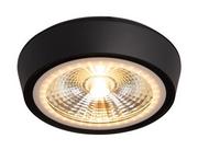 Lampy sufitowe - Maxlight Natynkowa LAMPA okrągła CHARON C0208 metalowy plafon LED 12W 3000K do łazienki sufitowy IP65 czarny C0208 - miniaturka - grafika 1