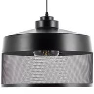 Lampy sufitowe - Beliani Lampa wisząca czarna CARDENER - miniaturka - grafika 1