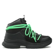 Sneakersy damskie - Sneakersy Nylon Red WAG1156306A Czarny - miniaturka - grafika 1