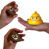 Zabawki sensoryczne - 3 Szt Gniotek Kupa Poop Emoji - Normalna - Squishy - Zmieniająca Kolor - miniaturka - grafika 1