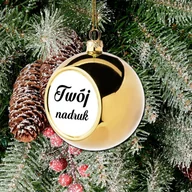 Bombki - Mała bombka na choinkę z Twoim nadrukiem - miniaturka - grafika 1