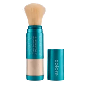 Pudry do twarzy - Colorescience Sunforgettable Brush-On Sunscreen SPF30 in FAIR Bestsellerowy, mineralny puder - miniaturka - grafika 1