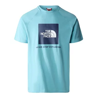 Koszulki sportowe męskie - Koszulka The North Face Redbox 0A3BQOIWO1 - niebieska - grafika 1