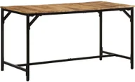 Stoły - vidaXL Stół jadalny 140x70x75 cm Drewno lite surowe mango - miniaturka - grafika 1