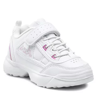 Sneakersy damskie - Fila Sneakersy Rave Gc K 260782GCK-1022 White/Pink 1022 - grafika 1