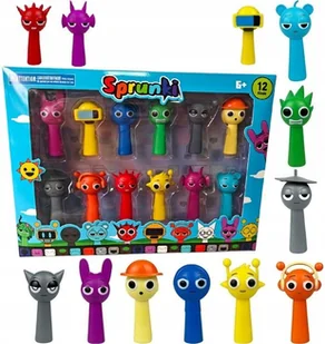Zestaw Figurek SPRUNKI 12 szt. Pudełko na prezent Stworki 9 cm Gra Muzyczna - Figurki dla dzieci - miniaturka - grafika 1