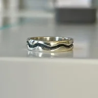 Pierścionki - Obrączka - pierścionek srebrny 925 - miniaturka - grafika 1