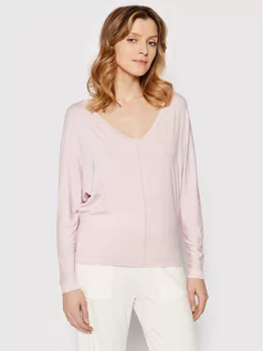Piżamy damskie - Calvin Klein Underwear Koszulka piżamowa 000QS6644E Różowy Relaxed Fit - grafika 1