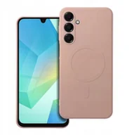 Etui i futerały do telefonów - Futerał SILICONE MAG COVER kompatybilny z MagSafe do SAMSUNG A26 różowy - miniaturka - grafika 1
