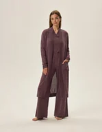 Piżamy damskie - Henderson Ladies Szlafrok Fudge 41948-40X Fioletowy S Fioletowy - miniaturka - grafika 1