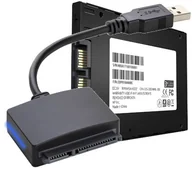 Kable komputerowe i do monitorów - ADAPTER KONWERTER KABEL PRZEJŚCIÓWKA USB 3.0 SATA 2,5 DO DYSKU HDD SSD LED - miniaturka - grafika 1
