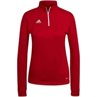Bluzy damskie - Bluza Damska Adidas Entrada 22 Top Training Czerwona H57551-2Xl - miniaturka - grafika 1