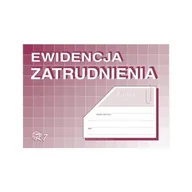 Druki akcydensowe - Michalczyk&Prokop EWIDENCJA ZATRUDNIENIA A5 - miniaturka - grafika 1