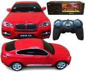 Samochody i pojazdy dla dzieci - ﻿Autko Zdalnie Sterowane Rastar BMW X6 Samochód Auto Na Pilot 2,4GHz RC 1:24 - miniaturka - grafika 1